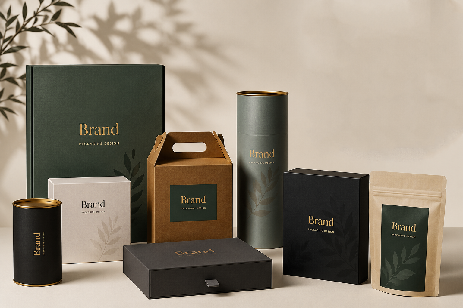 طراحی بسته‌بندی مدرن محصولات با جعبه‌ها و بسته‌بندی‌های لوکس در نقش برندینگ و هویت بصری برند